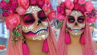 MAQUILLAJE CATRINA MEXICANA PARA EL  DÍA DE LOS MUERTOS