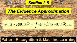 3.5 Evidence Approximation - Introduction