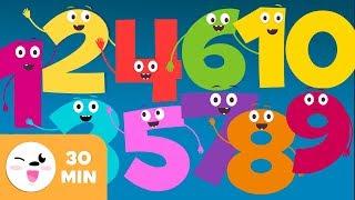 Numbers from 1 to 10 - Number Songs - Learning to Count the numbers