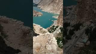 BRIGHT BLUE lake in Pakistan