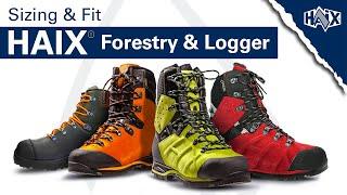 HOW TO: Properly size and fit HAIX® Forestry & Logger Boots