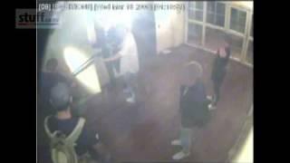 ** Police ABUSE ** - Footage of two off-duty police officers abusing students