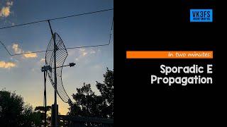 Sporadic E Propagation in 2 minutes