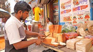 King of Sandwich! Mumbai Style Combination Bread Toast | Indian Street Food