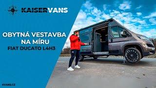 FIAT DUCATO L4H3 | ATYPICKÉ ROZLOŽENÍ | OBYTNÁ VESTAVBA NA MÍRU | CAMPERVAN | K-Vans