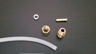 How to install Compression Fittings on plastic tubing