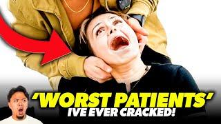 **THE WORST CHIROPRACTIC PATIENTS** EVER CRACKED!  | Asmr Back & Neck Pain | Dr Avram