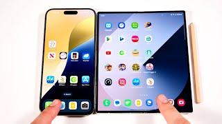 iPhone 15 Pro Max vs Galaxy Z Fold 6