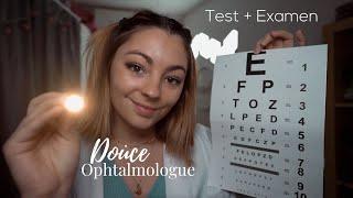  ASMR  - Douce Ophtalmologue t'examine (Test de la vue)