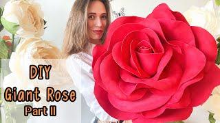 How to make Giant Foam Rose Tutorial (part 2: secrets of assembling)