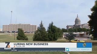 Oklahoma Governor Kevin Stitt hopes to lure a company that could bring lots of new jobs to the