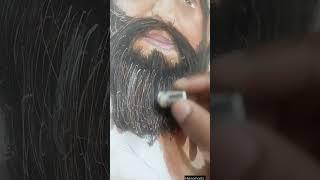 Rocking star  Yash bhai,K.G.F2 drawing  #Sanju arts#yt short