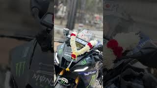 Happy first year anniversary Charlie️‍🩹#bike #love #anniversary #karnataka #r15 #shorts #youtube