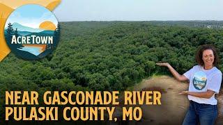 Gasconade River Missouri Land For Sale | 4.85 Acres with water | No Restrictions | Lands Of Missouri