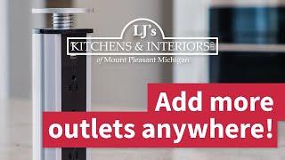 New in Home Design, Pop Up Outlets! - LJ's Kitchens