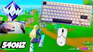 Rainy 75 unboxing + ASMR Fortnite OG Ranked Reload  Satisfying Keyboard Fortnite 540 FPS Smooth 4K