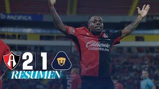 ATLAS 2-1 PUMAS J5 | Caída UNIVERSITARIA y los ROJINEGROS siguen INVICTOS