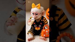 Cute Baby MonkeySo Adorable! #monkey #monkeyadorable #cutebabymonkey #shortsvideo