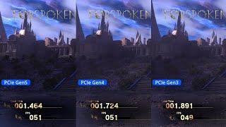 PCIe Gen5 vs Gen4 vs Gen3 SSDs Compared in Forspoken with DirectStorage | Forspoken PC