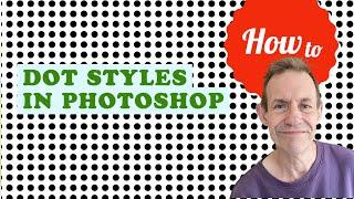 How To Create Dot Pattern Styles In Photoshop tutorial