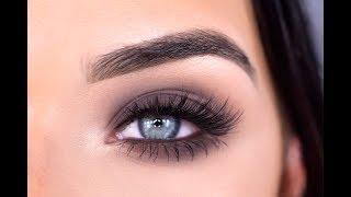 Matte Smokey Eye Makeup Tutorial | Smashbox Minimalist Cover Shot Palette