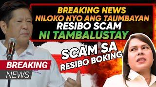 HETO NA MARCOS JR EVEDENSYA NG RESIBO SCAM NILABAS NA