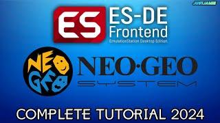 EmulationStation DE  Neo Geo Emulator Setup 2024 #emulationstation #neogeo #emulator