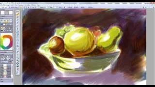 Fruit painting in PD Howler, a quick timelapse