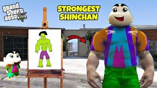 GTA 5 : SHINCHAN BECAME STRONGEST SHINCHAN  WITH HELP OF MAGICAL PAINTING BOARD