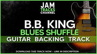 BB King Blues Shuffle Guitar Backing Track in Bb