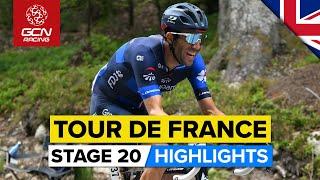 Final Chance For Some In Last Mountain Test | Tour De France 2023 Highlights - Stage 20