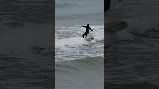 SURF TODAY IN MORRO BAY, CA AT THE ROCK. @royceinthehouse842 #surfing #longboard #endlesssummer