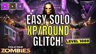 FAST EASY SOLO UNLIMITED XP/ROUND GLITCH! Level Up Fast In Cold War Zombies!