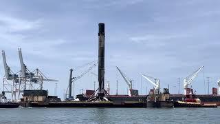 SpaceX booster returning to Port Canaveral