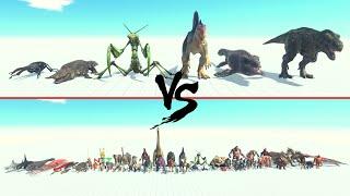 Crunch Ability Team Vs All Units ARBS | Animal Revolt Battle Simulator