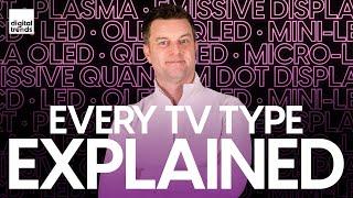 Every TV Type Explained | OLED, mini-LED, QLED, LCD, LED, QD-OLED & More