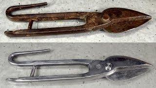 Como eliminar el oxido y dejar brillante. Restoring vintage tools