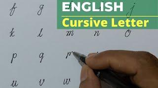 English Cursive Small Letter Writing ...