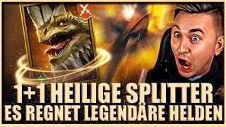 Raid: Shadow Legends | 1+1 Heilige Splitter - Ziehen wir Teox? - So viele legendäre Helden