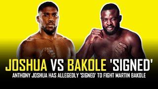 ANTHONY JOSHUA VS MARTIN BAKOLE - "SIGNED"!!!! 