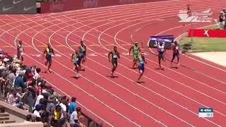 Michael Norman vs Fred Kerley 400m race in Stanford  IAAF Diamond League