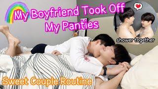 My Boyfriend Took Off My PantiesIntroduce New Family MemberCute Couple Routine | Nov 2024[Gay BL]