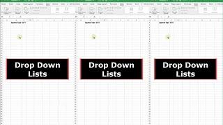 How to Create Drop Down Lists in Microsoft Excel Cells