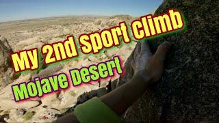 GoPro Climbs: 2nd Time Sport Climbing - Mojave Desert - Apple Valley, California