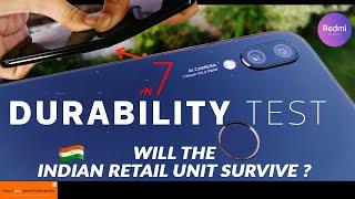 Redmi Note 7 (Pro) Durability Test- Will Indian Retail Unit Fail ? |Bend|Drop|Scratch|Sound Test|