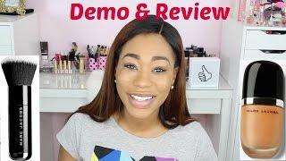 MARC JACOBS REMARCABLE FOUNDATION & BRUSH REVIEW/DEMO - ChimereNicole