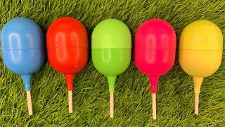 Learn Colors with Lollipops and Sweets | Bright ASMR Yummy Rainbow Lollipops ASMR