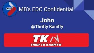 MB's EDC Confidential chat with @ThriftyKaniffy channel #keepcarryscrap #edc #everydaycarry