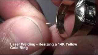 Laser Welding - Resizing 14K Gold Ring