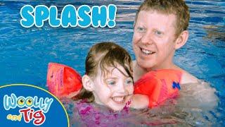 @WoollyandTigOfficial -  Splashing at the Swimming Pool  | Full Episode | TV for Kids | Toy Spider